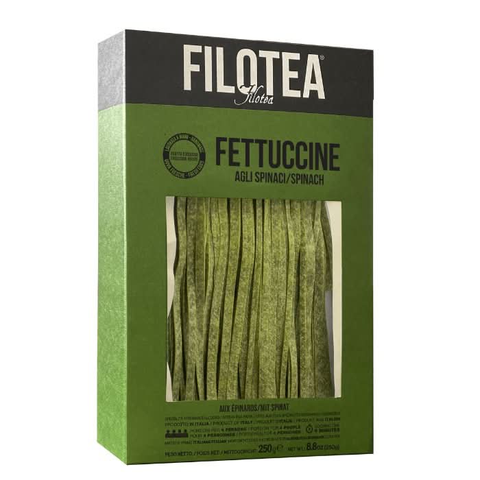 Fettuccine mit Spinat -
