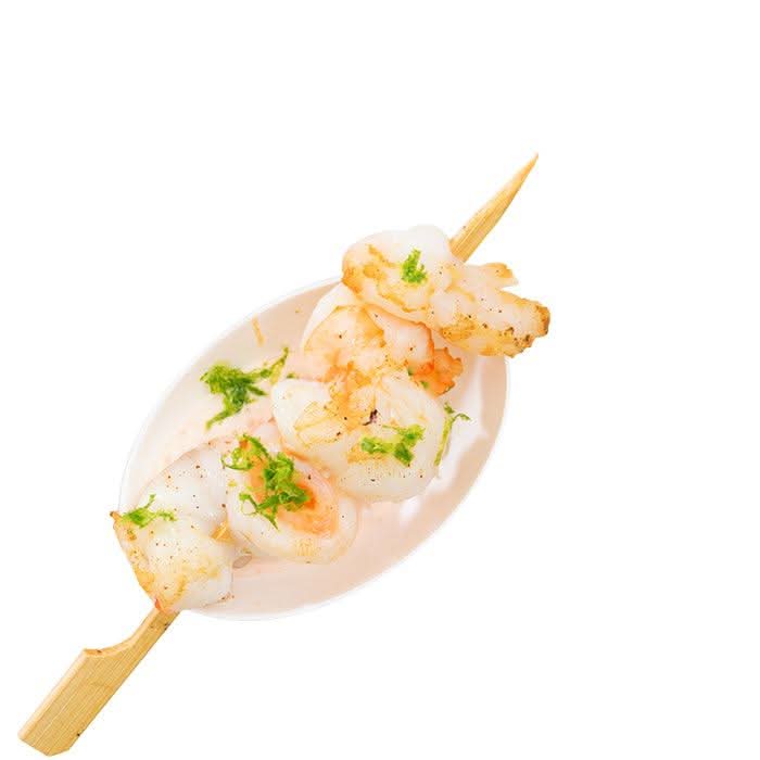 Garnelen-Satay