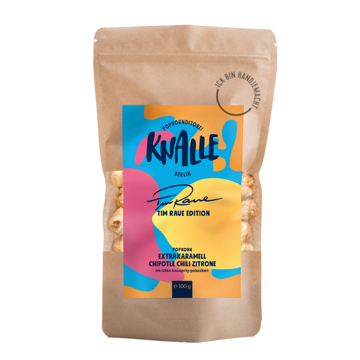 Popkorn Extrakaramell, Chili, Zitrone x Time Raue