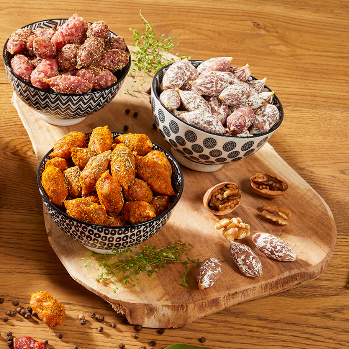 Salamipralinen Parmesan