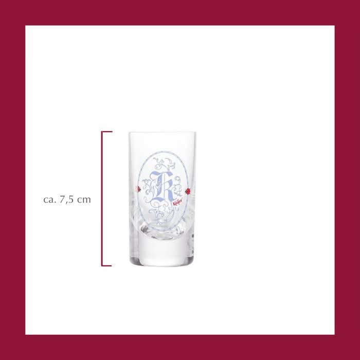 Bayern Schnapsglas "K" 5cl -