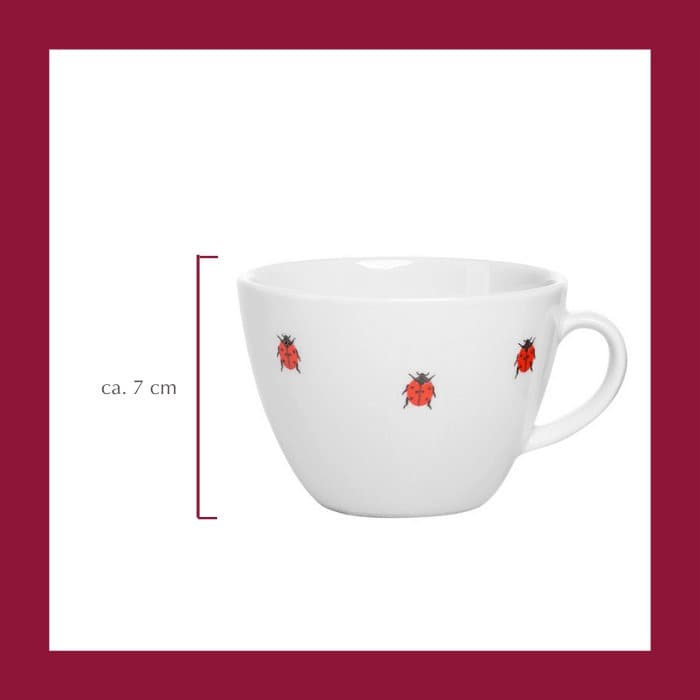 Set Cappuccino Tasse mit Untertasse - 
