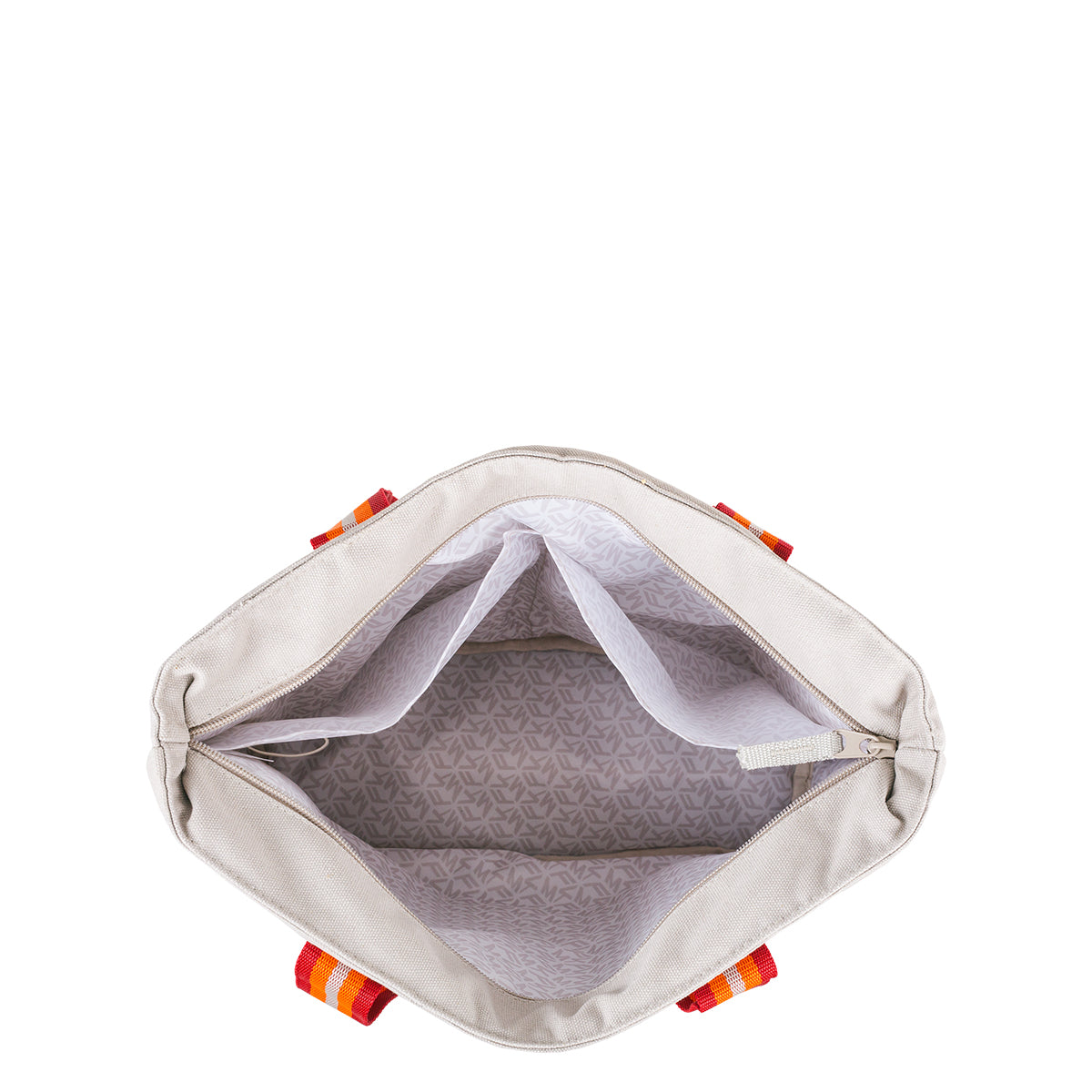 Picknick Kühltasche, grau-rot