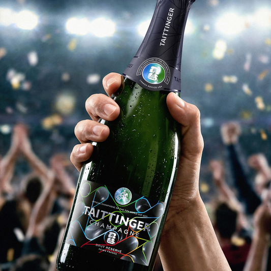 Taittinger Brut Reserve Limited Edition FIFA Champagner